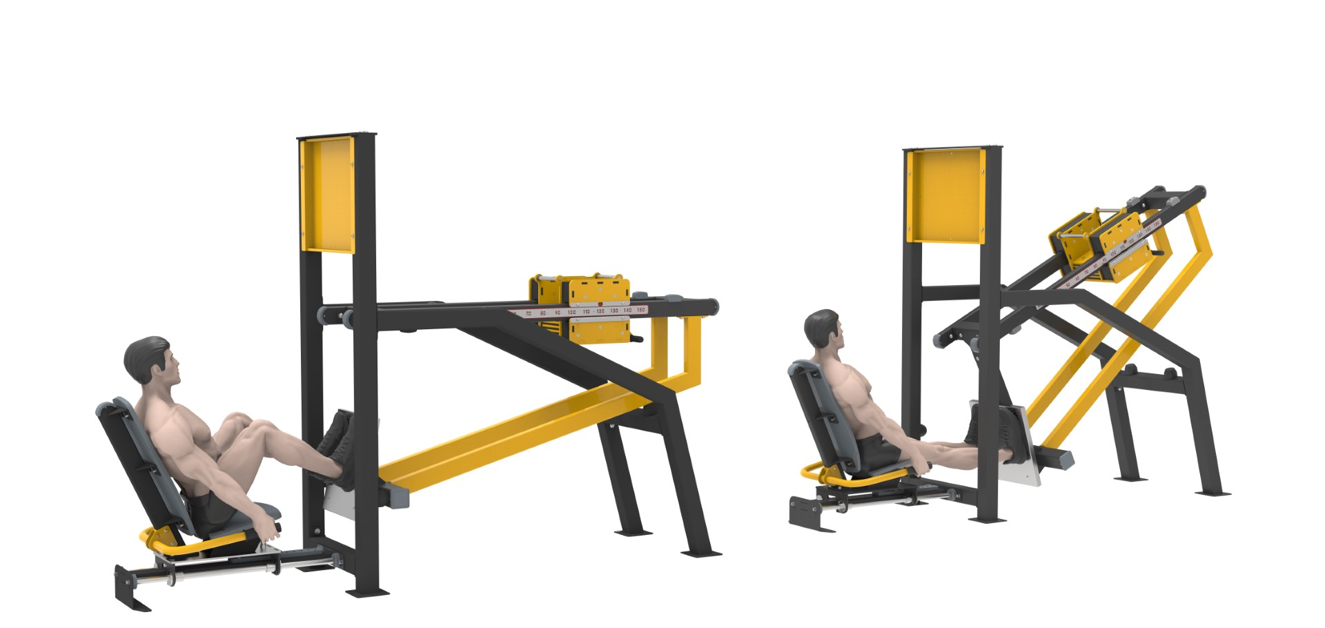 AĞIRLIK KAYDIRMALI FITNESS SERİSİ LEG PRESS LKF 1160