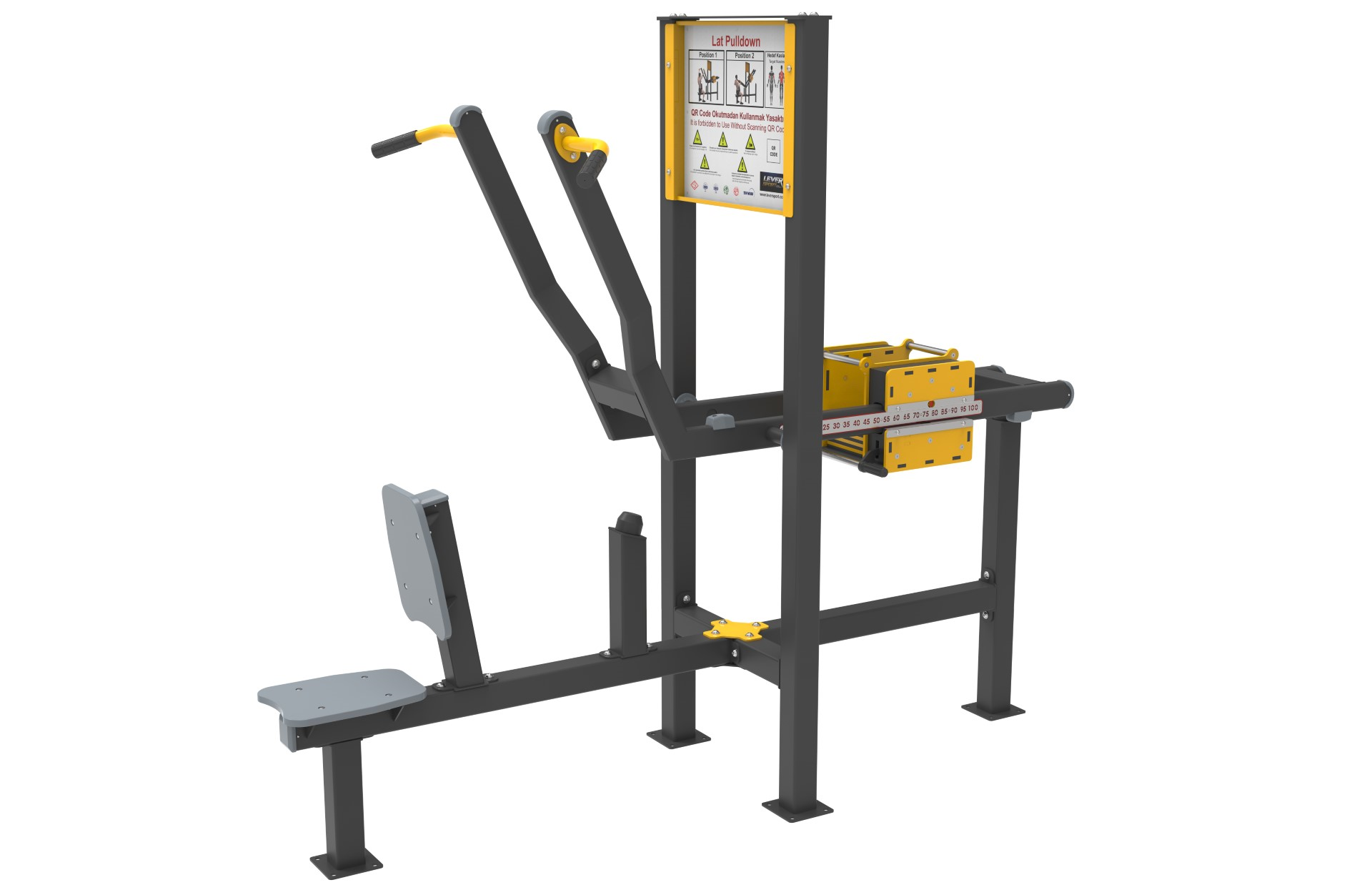 Fitness Series with Weight Lifting LAT PULLDOWN LKF 1170 