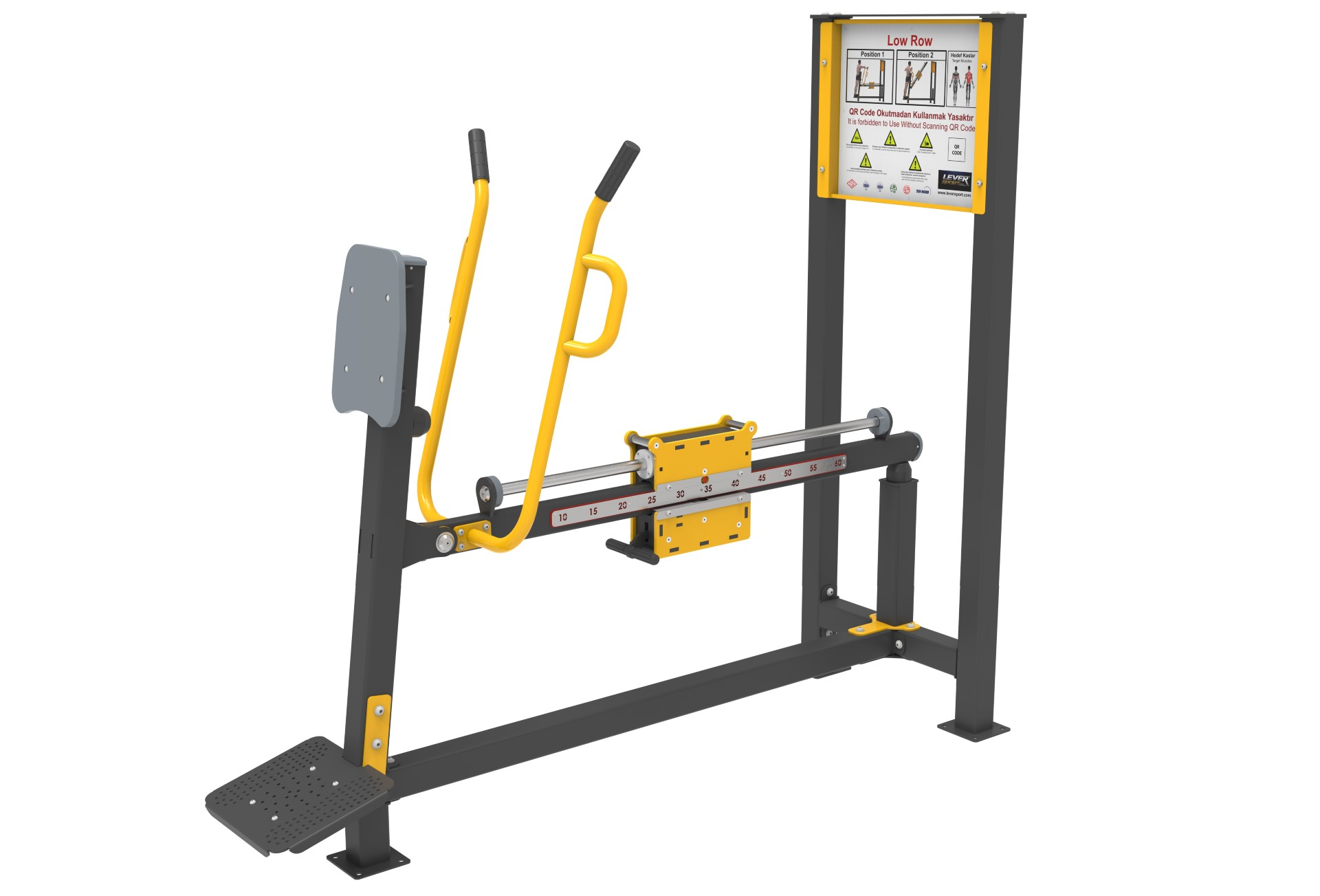 AĞIRLIK KAYDIRMALI FITNESS SERİSİ LOW ROW LKF 1180 