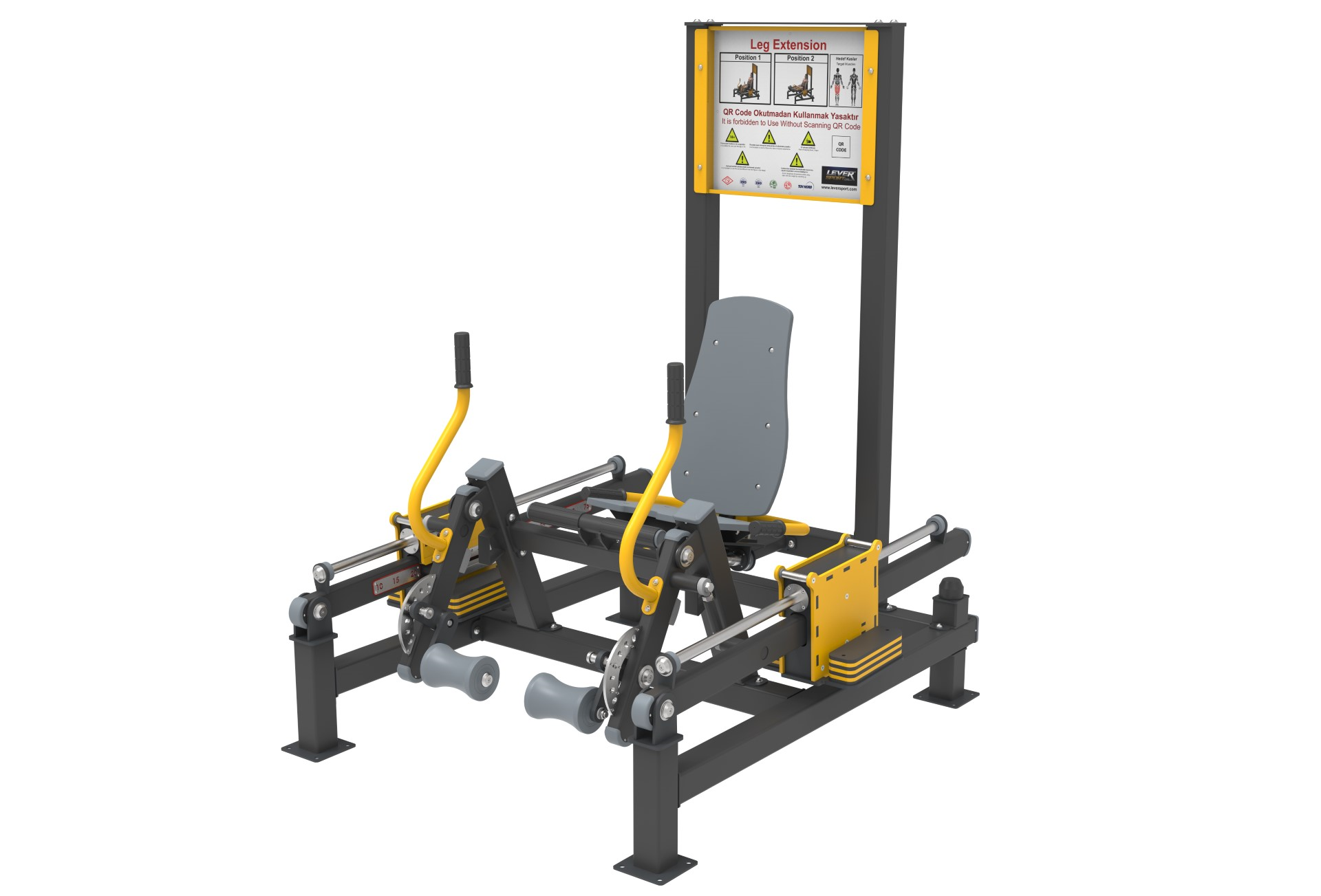 AĞIRLIK KAYDIRMALI FITNESS SERİSİ LEG EXTENSION LKF 1150 