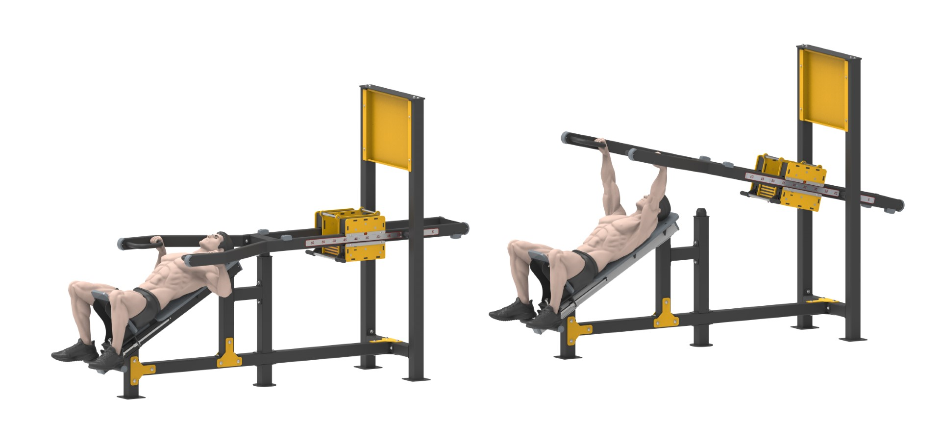 AĞIRLIK KAYDIRMALI FITNESS SERİSİ INCLINE BENCH PRESS LKF 1200