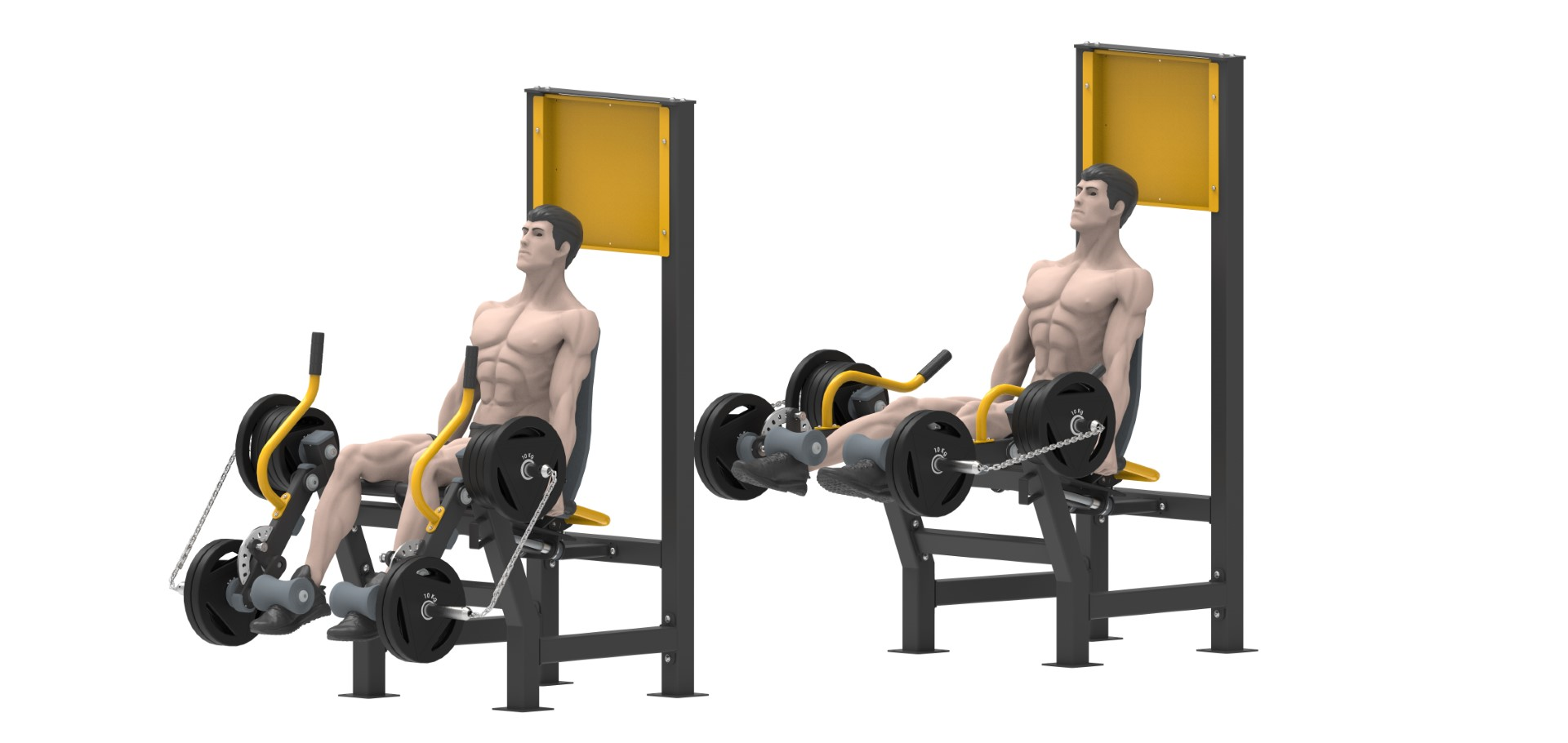 AĞIRLIK PLAKALI FITNESS SERİSİ LEG EXTENSION LDF 2120