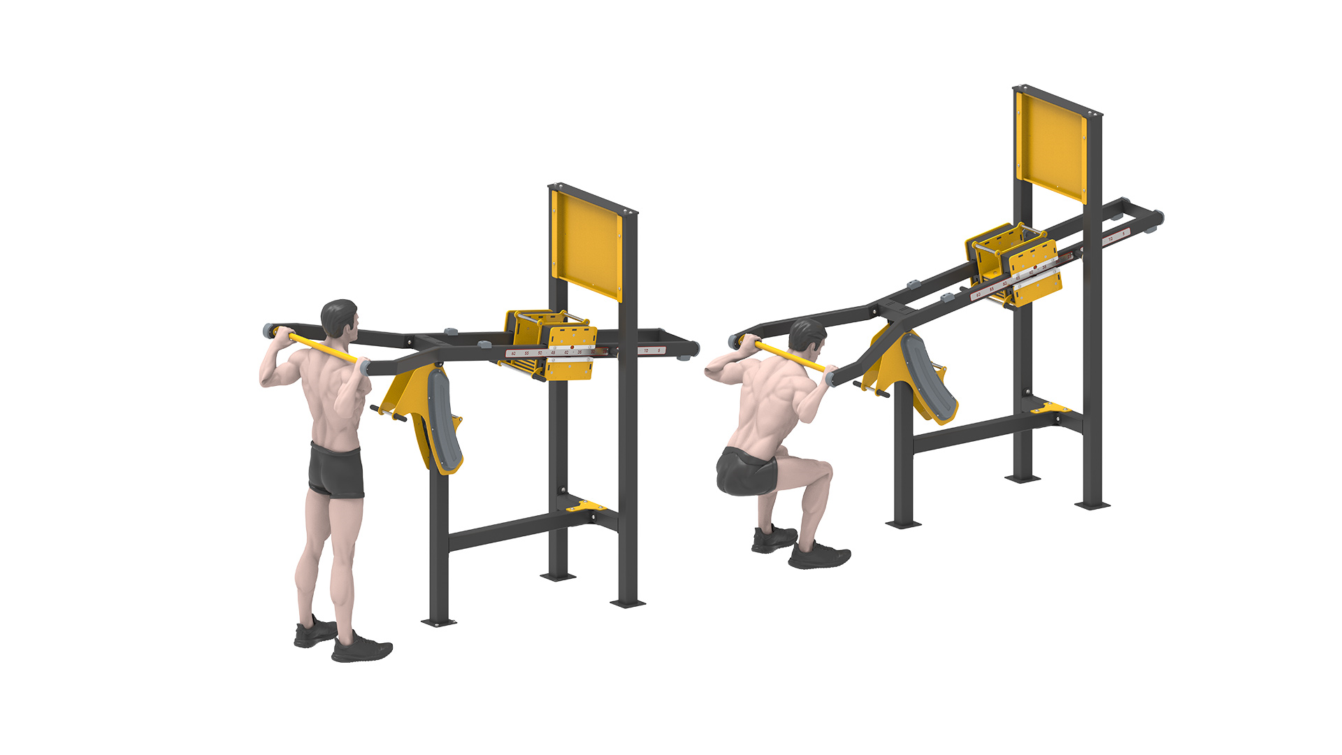 AĞIRLIK KAYDIRMALI FITNESS SERİSİ SQUAT LKF 1140