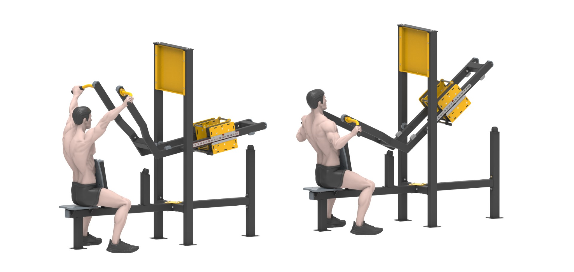 Fitness Series with Weight Lifting LAT PULLDOWN LKF 1170