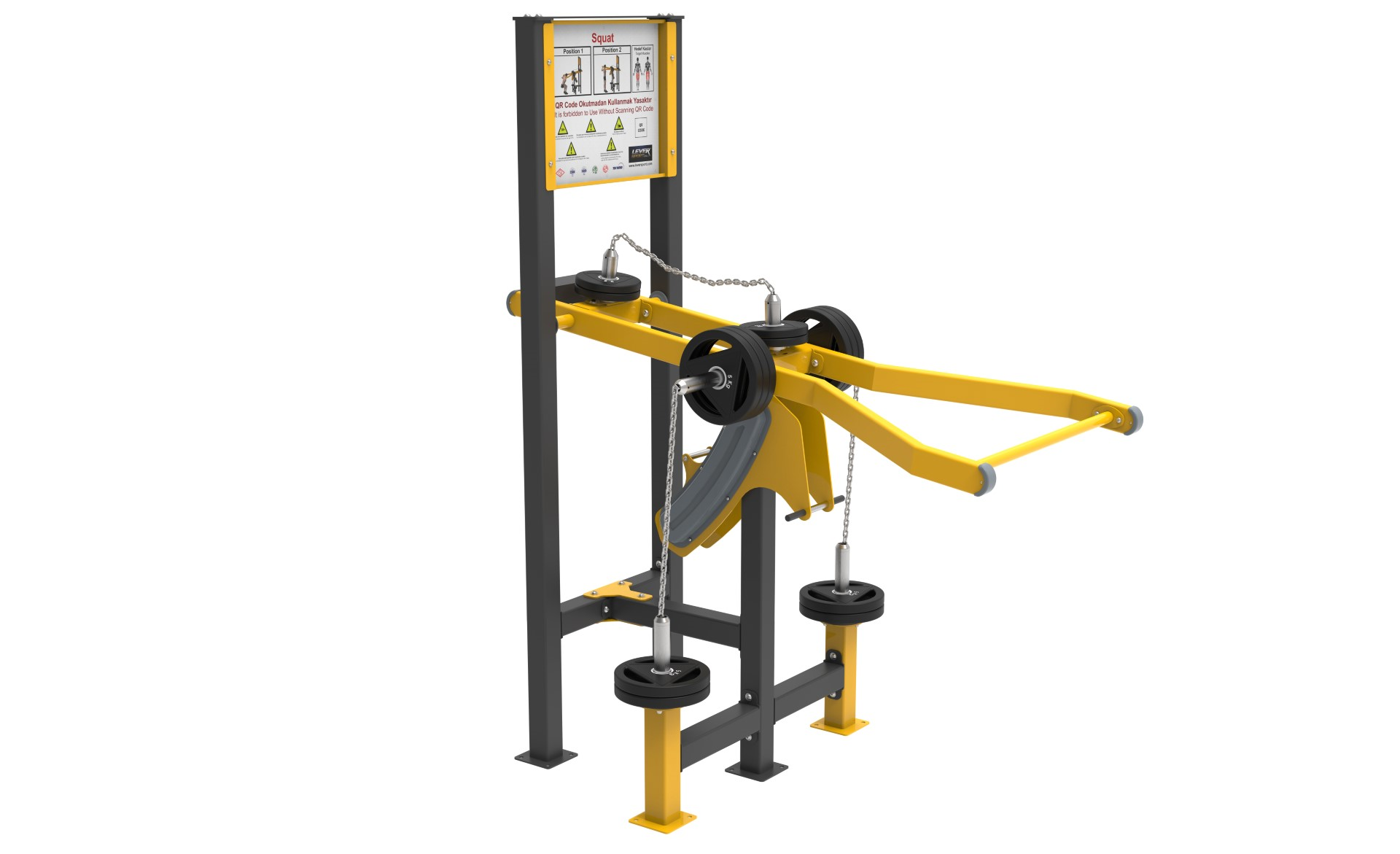 AĞIRLIK PLAKALI FITNESS SERİSİ SQUAT LDF 2110 