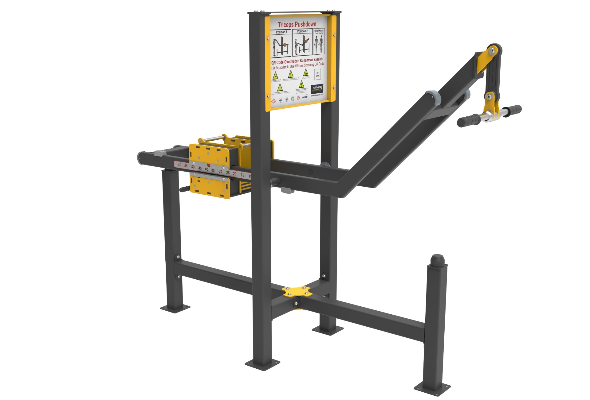 AĞIRLIK KAYDIRMALI FITNESS SERİSİ TRICEPS PUSHDOW LKF 1230 