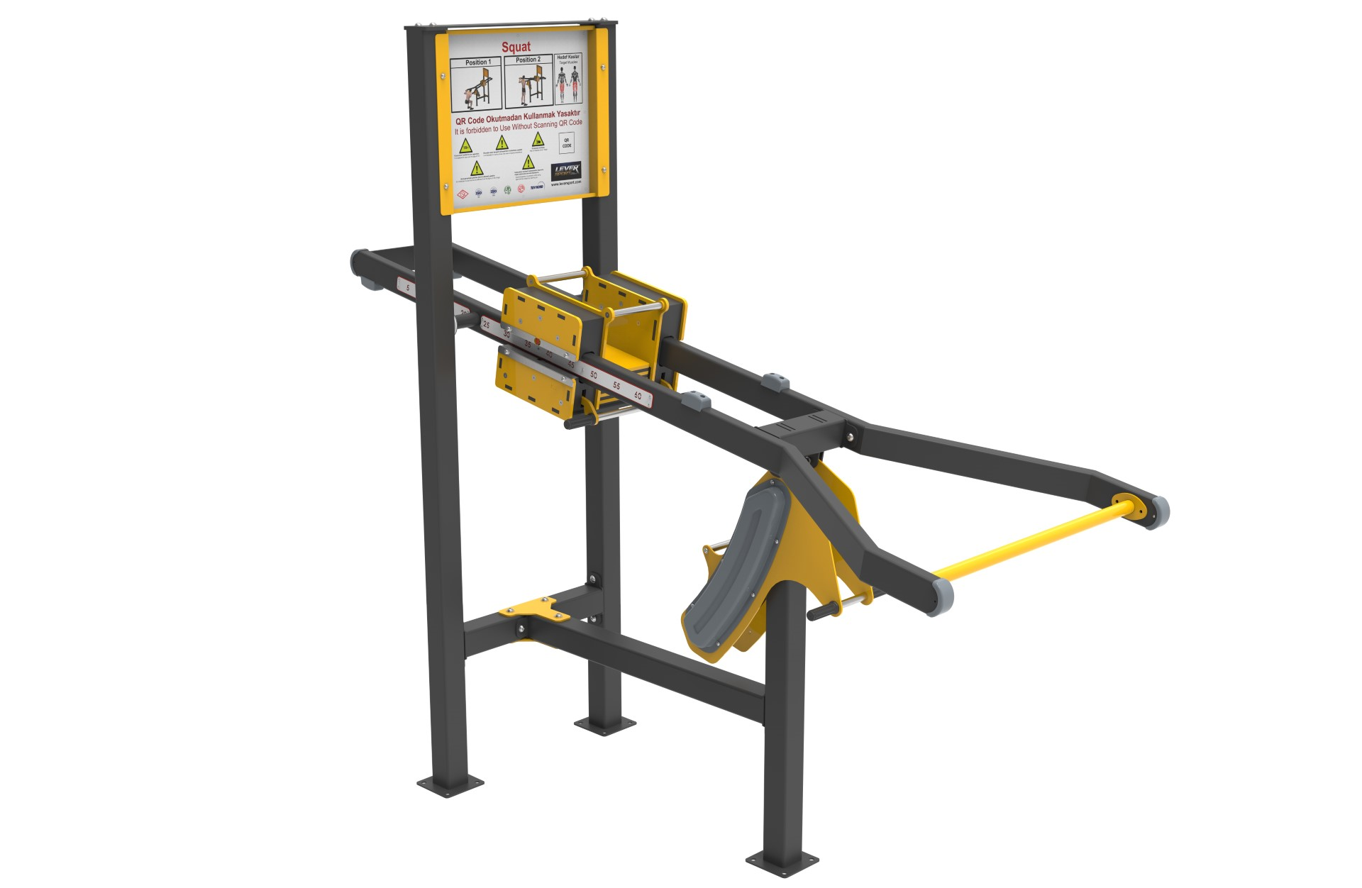 AĞIRLIK KAYDIRMALI FITNESS SERİSİ SQUAT LKF 1140 