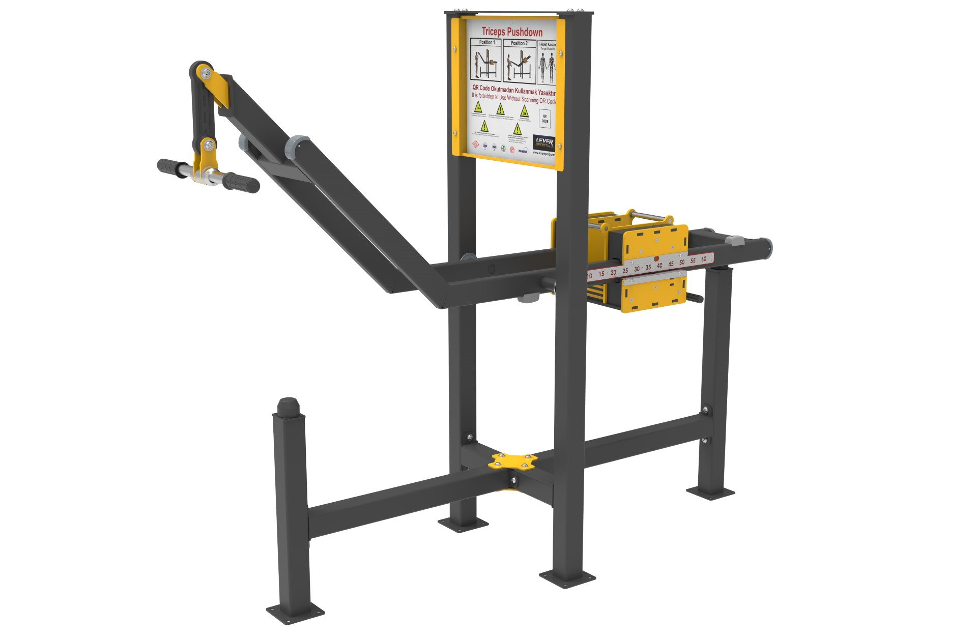 AĞIRLIK KAYDIRMALI FITNESS SERİSİ TRICEPS PUSHDOW LKF 1230