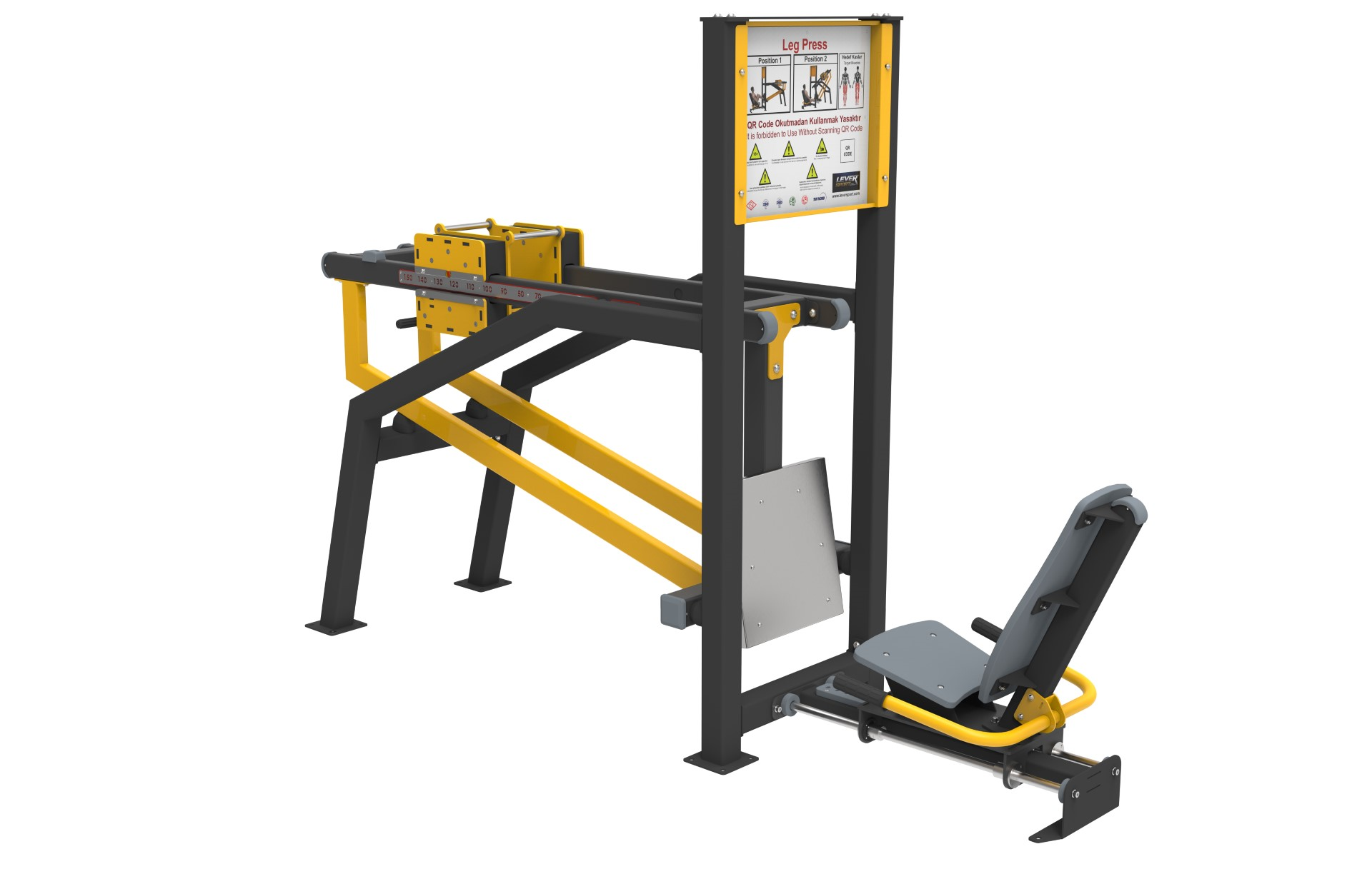 AĞIRLIK KAYDIRMALI FITNESS SERİSİ LEG PRESS LKF 1160 