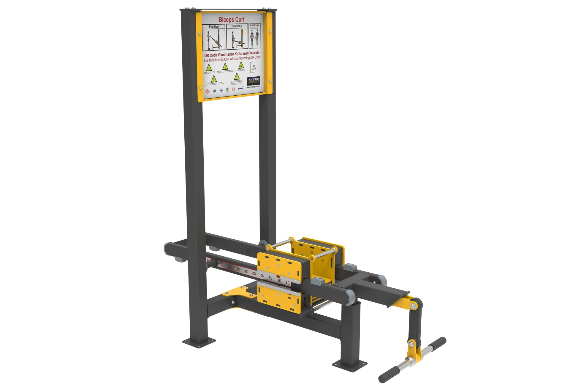 AĞIRLIK KAYDIRMALI FITNESS SERİSİ BICEPS CURL LKF 1220
